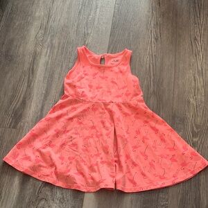 GAP Coral Flamingo Kids Dress
